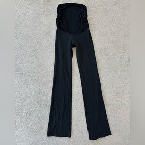 Beyond Yoga Black Maternity Flare Leggings